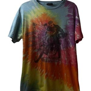 Vintage Harley Davison Tie Dye Tshirt